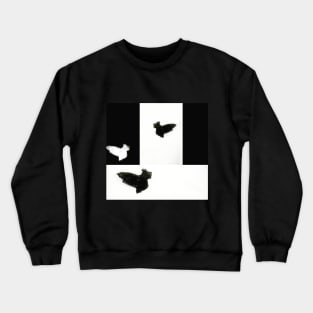 Vegetable bat... 〴 \⋋_ ^._.^ _⋌/|"〵 .. Lettuce Bat.. Crewneck Sweatshirt